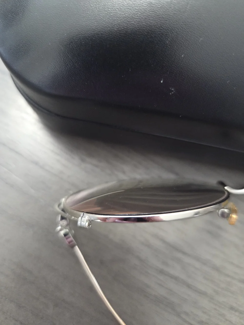 Coach Vintage Looking Silver Eyeglass Frames